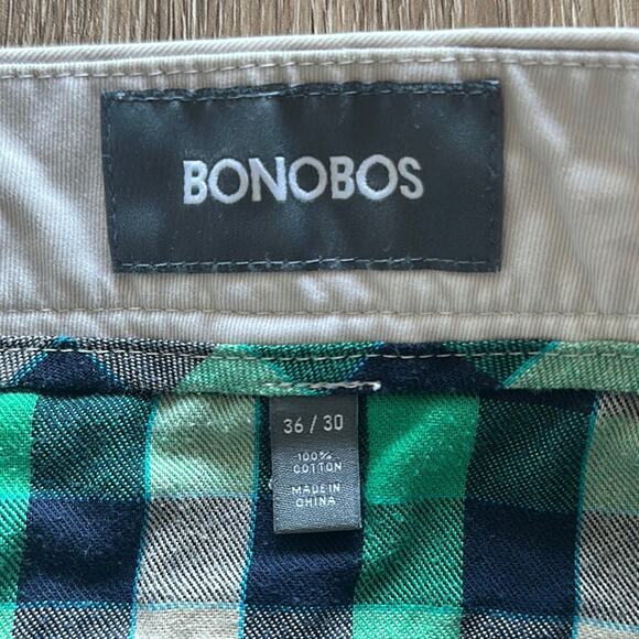 Bonobos Straight Leg Khaki Pants 36x30 - Picture 3 of 5